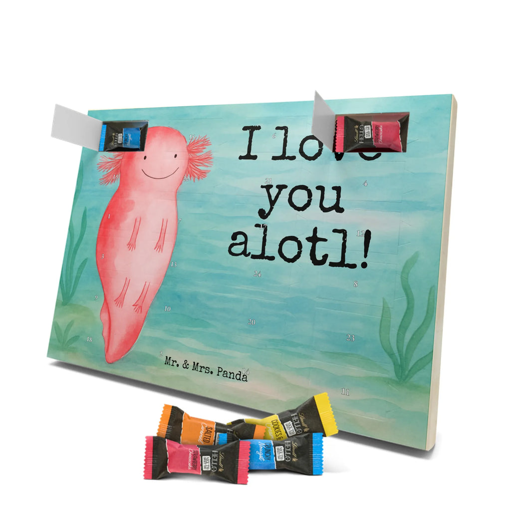 Chocolate advent calendar axolotl Love Design Loving, Two, Together, Marriage, Proposal of marriage, Love gift, gift for her, gift for him, anniversary gift, Valentine&#39;s Day Gift for Women Love Gift Anniversary Wedding Anniversary Party Favor Gift for Girlfriend Gift for Partner Boyfriend Gift Token of Love for Men for Husband