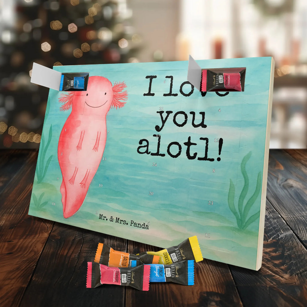 Chocolate advent calendar axolotl Love Design Loving, Two, Together, Marriage, Proposal of marriage, Love gift, gift for her, gift for him, anniversary gift, Valentine&#39;s Day Gift for Women Love Gift Anniversary Wedding Anniversary Party Favor Gift for Girlfriend Gift for Partner Boyfriend Gift Token of Love for Men for Husband