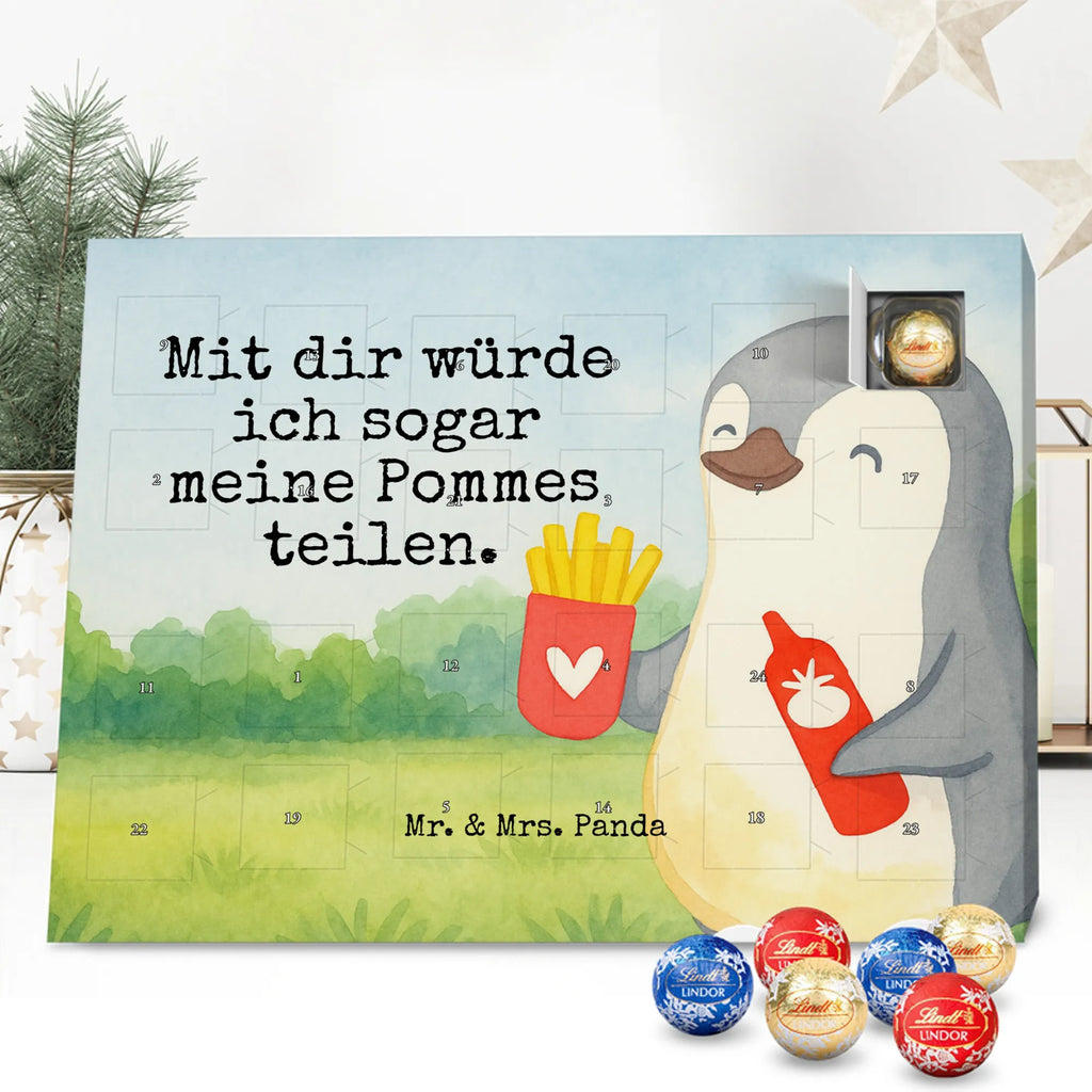 Chocolate advent calendar penguin French fries Design Loving, Two, Together, Marriage, Proposal of marriage, Love gift, gift for her, gift for him, anniversary gift, Valentine&#39;s Day Gift for Women Love Gift Anniversary Wedding Anniversary Party Favor Gift for Girlfriend Gift for Partner Boyfriend Gift Token of Love for Men for Husband