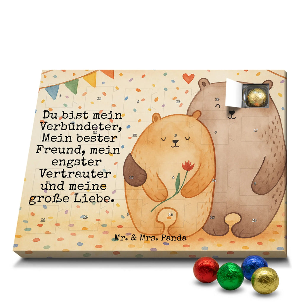 Chocolate advent calendar Bears in love Design Loving, Two, Together, Marriage, Proposal of marriage, Love gift, gift for her, gift for him, anniversary gift, Girlfriend, Engaged, Boyfriend, Gift Wedding, Gift Friend, Anniversary, In love, Wedding anniversary, Married, Gift Girlfriend, Bears, Proof of love