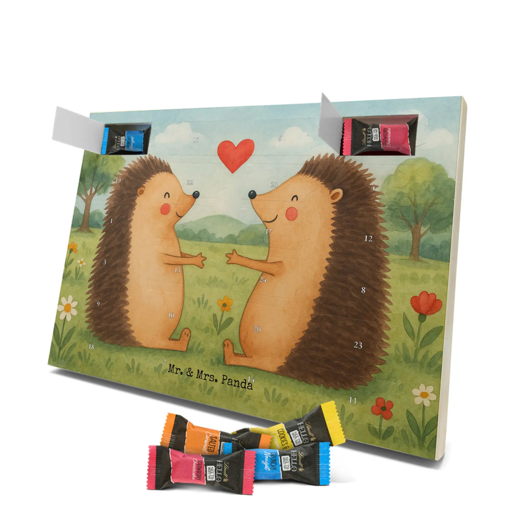 Chocolate advent calendar Hedgehogs in love Design Loving, Two, Together, Marriage, Proposal of marriage, Love gift, gift for her, gift for him, anniversary gift, Wedding, Wedding anniversary, Anniversary, Friend, Married, Girlfriend, Gift, Engaged, In love, Proof of love