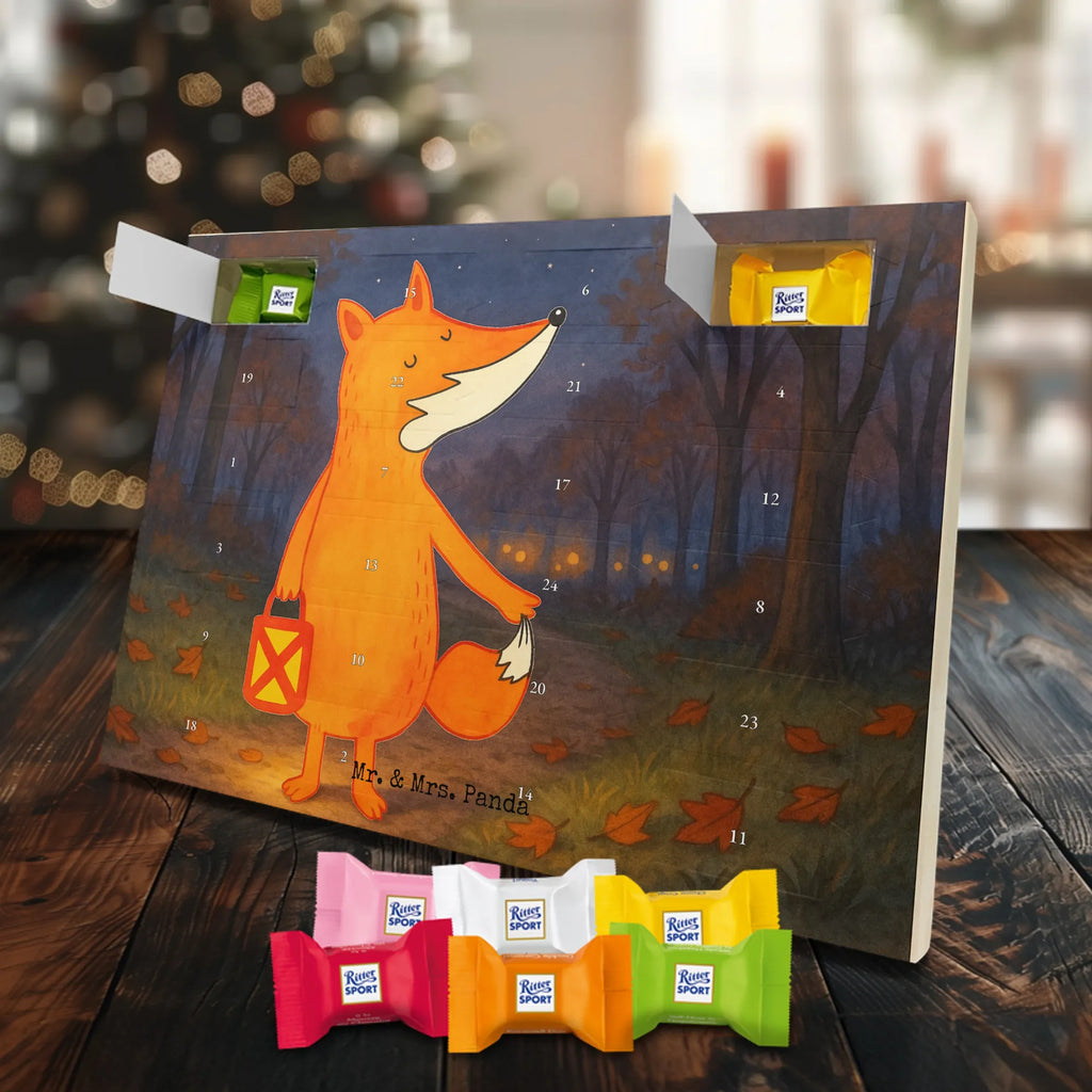 Chocolate advent calendar Fox Lantern Design animal lover, foxes, forest wildlife, clever as a fox, Lantern, Lantern parade, Caesar Otto Hugo Flaischlen, Spell comforting, Cheer up, Foxes, Saint Martin, Lovesickness Spell