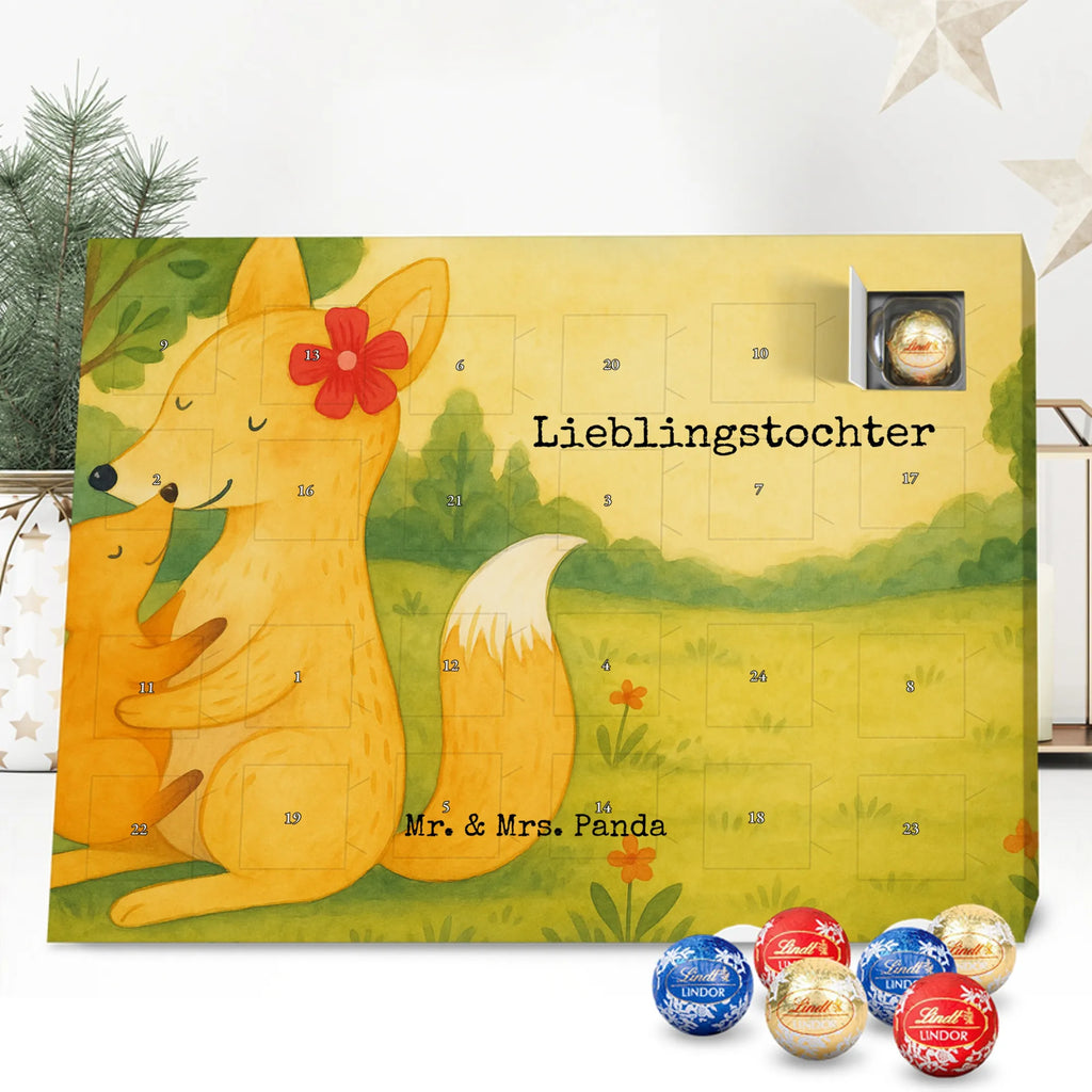 Chocolate advent calendar Fox mummy Design Father's Day, Mother's Day, best daughter, favourite daughter, daughter, mother, present