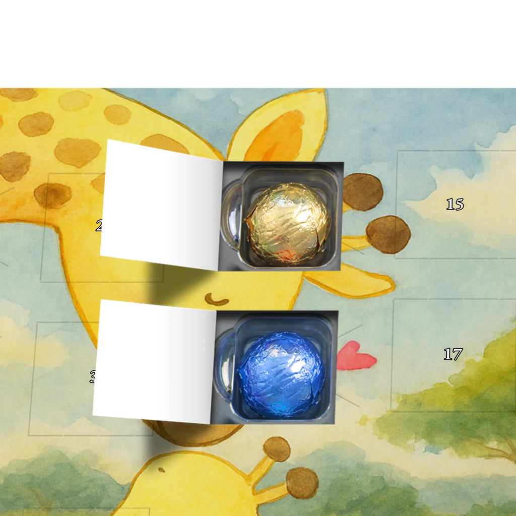 Chocolate advent calendar giraffe child Design Africa, mum, favourite person, child, son, daughter, mother