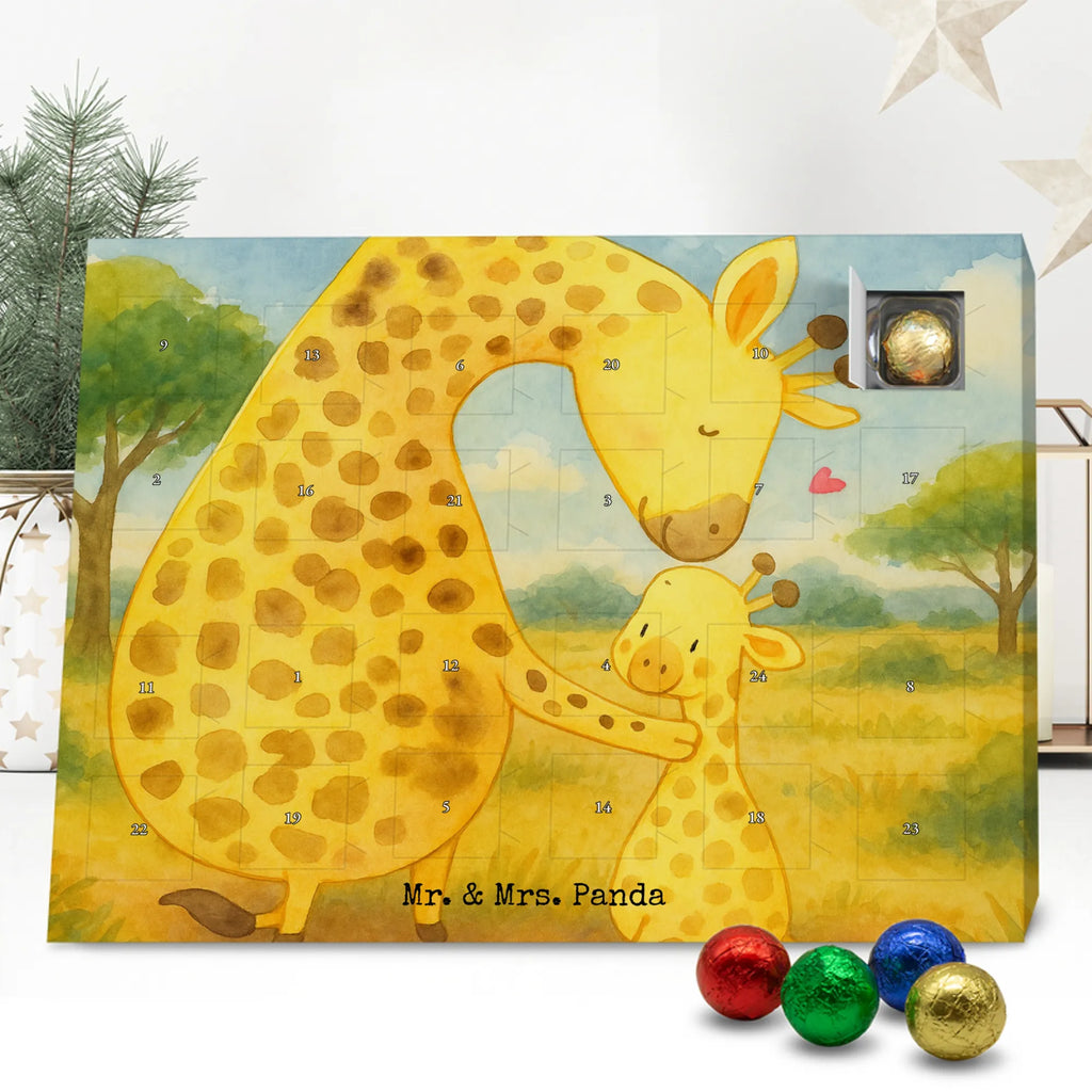 Chocolate advent calendar giraffe child Design Africa, mum, favourite person, child, son, daughter, mother