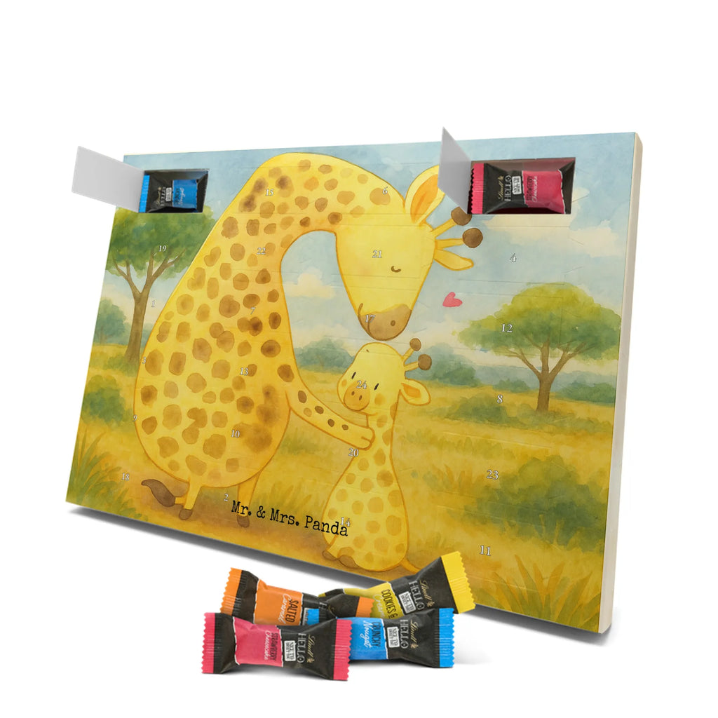 Chocolate advent calendar giraffe child Design Africa, mum, favourite person, child, son, daughter, mother