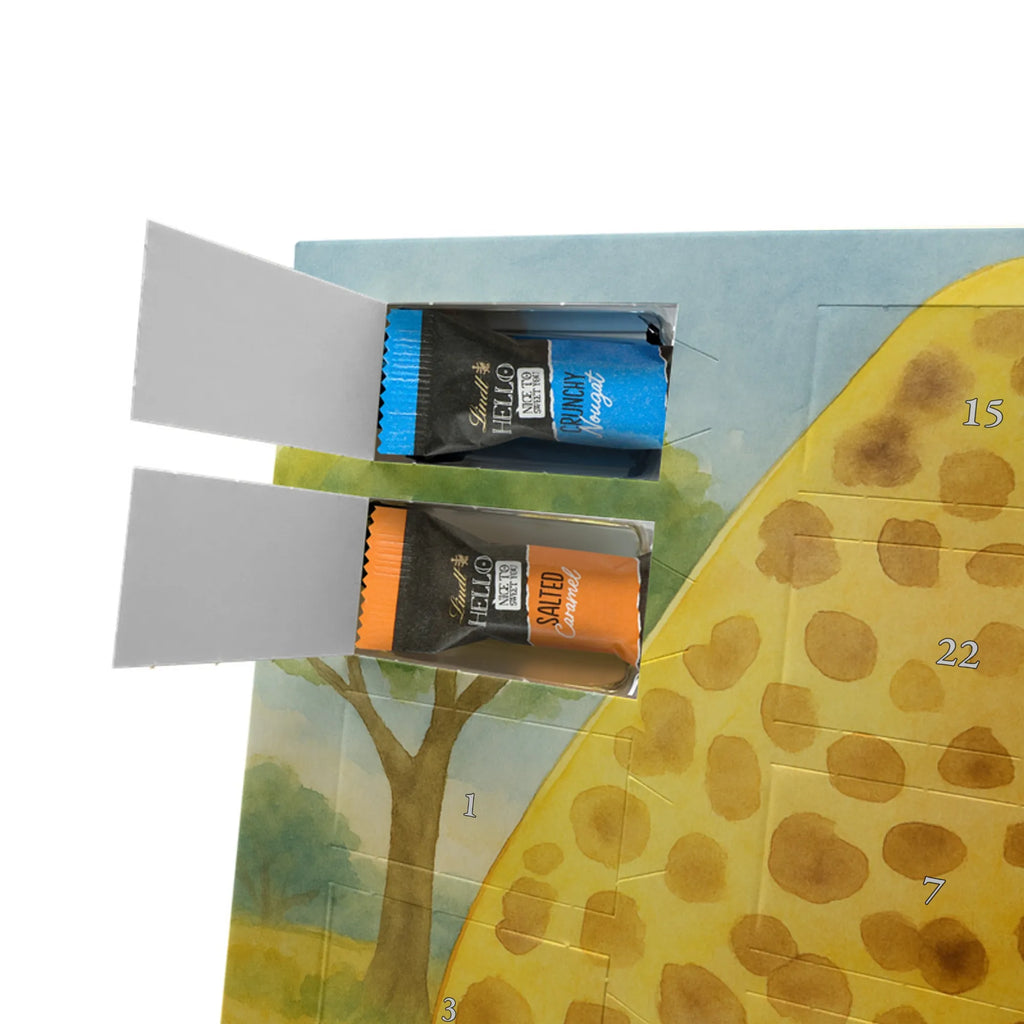 Chocolate advent calendar giraffe child Design Africa, mum, favourite person, child, son, daughter, mother