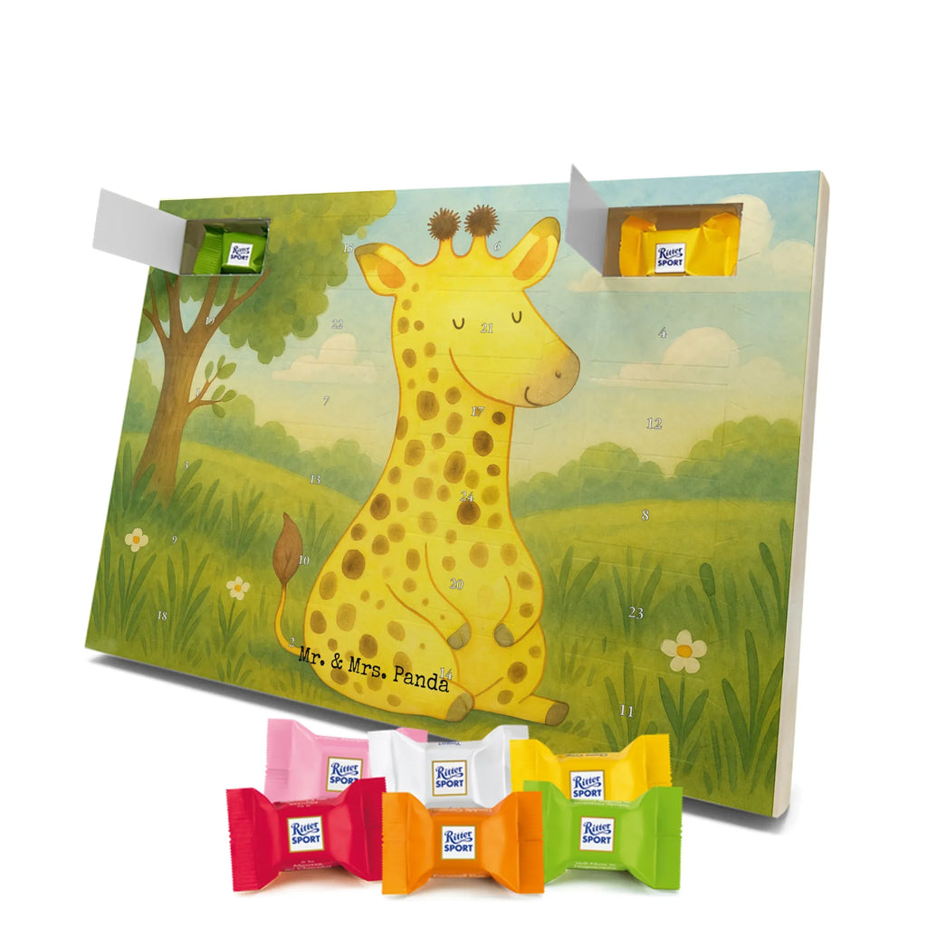 Chocolate advent calendar giraffe Satisfied Design Africa, Adventure