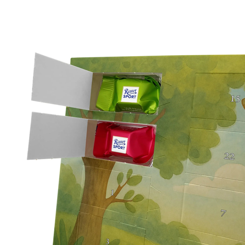 Chocolate advent calendar giraffe Satisfied Design Africa, Adventure