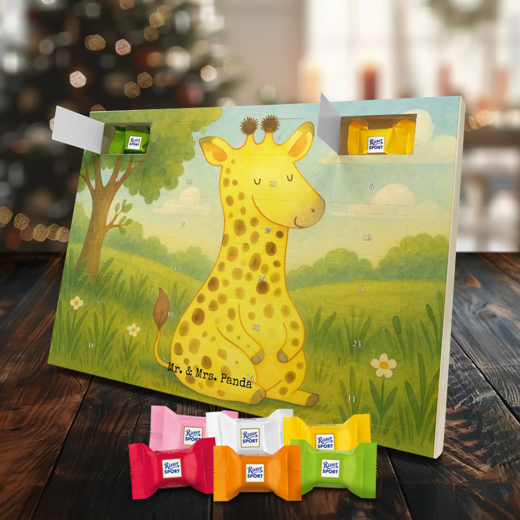 Chocolate advent calendar giraffe Satisfied Design Africa, Adventure