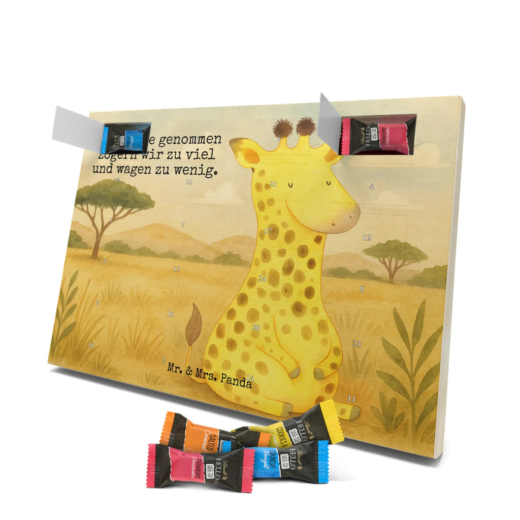 Chocolate advent calendar giraffe Satisfied Design Africa, Adventure