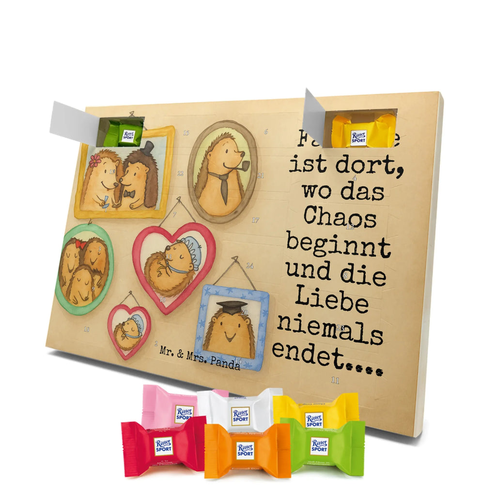 Chocolate advent calendar Hedgehog family Design Father's Day, Mother's Day, hedgehogs, mum, pictures, solidarity