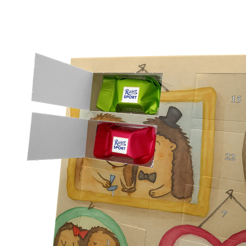 Chocolate advent calendar Hedgehog family Design Father's Day, Mother's Day, hedgehogs, mum, pictures, solidarity