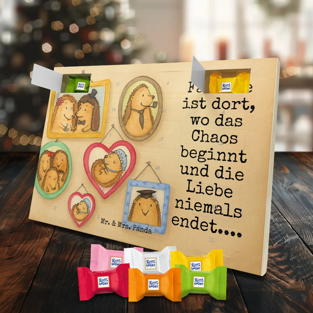 Chocolate advent calendar Hedgehog family Design Father's Day, Mother's Day, hedgehogs, mum, pictures, solidarity