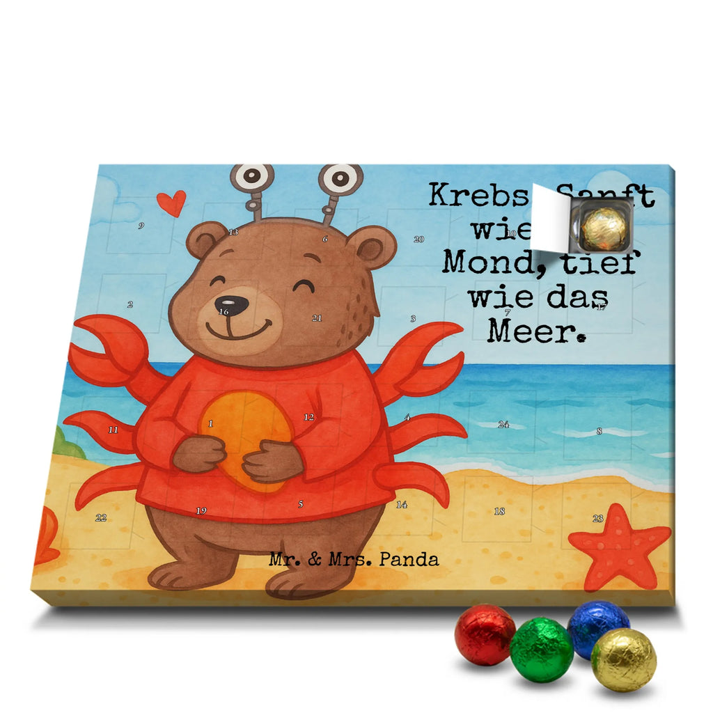 Chocolate advent calendar Cancer Astrology Design constellations, birthdays, astrology, date of birth, month of birth