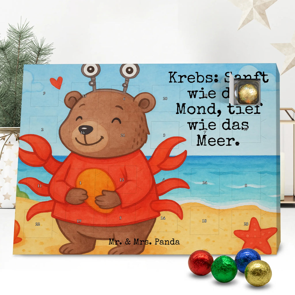 Chocolate advent calendar Cancer Astrology Design constellations, birthdays, astrology, date of birth, month of birth