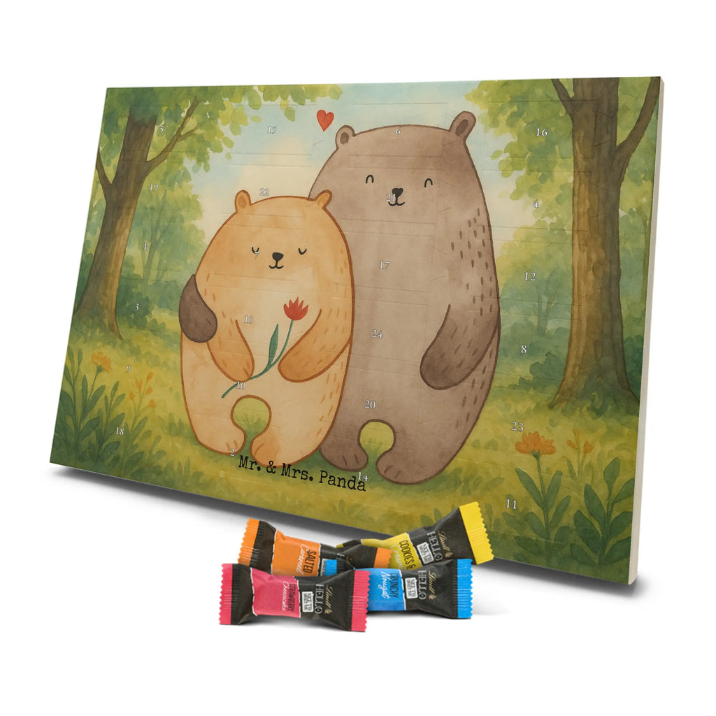 Chocolate advent calendar Bears in love Design Loving, Two, Together, Marriage, Proposal of marriage, Love gift, gift for her, gift for him, anniversary gift, Girlfriend, Engaged, Boyfriend, Gift Wedding, Gift Friend, Anniversary, In love, Wedding anniversary, Married, Gift Girlfriend, Bears, Proof of love