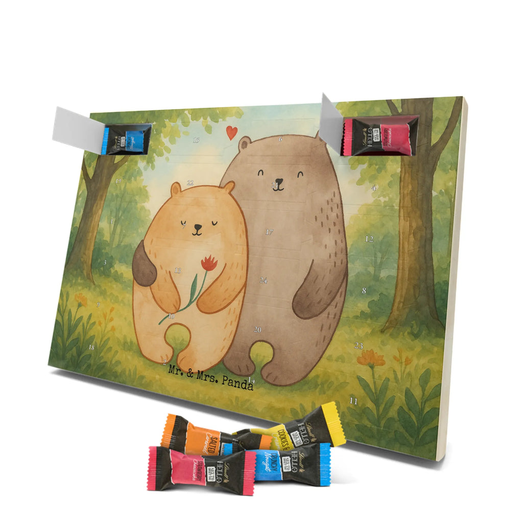 Chocolate advent calendar Bears in love Design Loving, Two, Together, Marriage, Proposal of marriage, Love gift, gift for her, gift for him, anniversary gift, Girlfriend, Engaged, Boyfriend, Gift Wedding, Gift Friend, Anniversary, In love, Wedding anniversary, Married, Gift Girlfriend, Bears, Proof of love