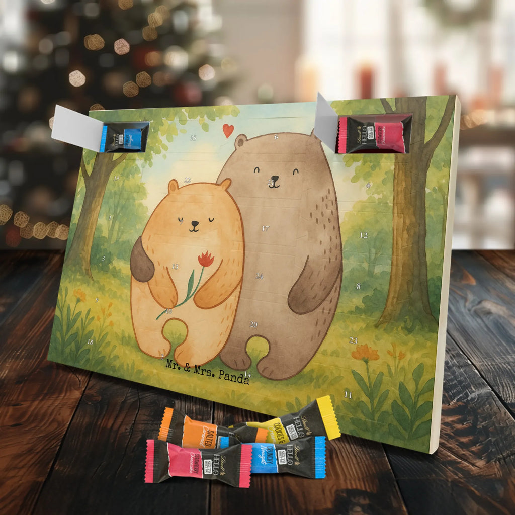 Chocolate advent calendar Bears in love Design Loving, Two, Together, Marriage, Proposal of marriage, Love gift, gift for her, gift for him, anniversary gift, Girlfriend, Engaged, Boyfriend, Gift Wedding, Gift Friend, Anniversary, In love, Wedding anniversary, Married, Gift Girlfriend, Bears, Proof of love