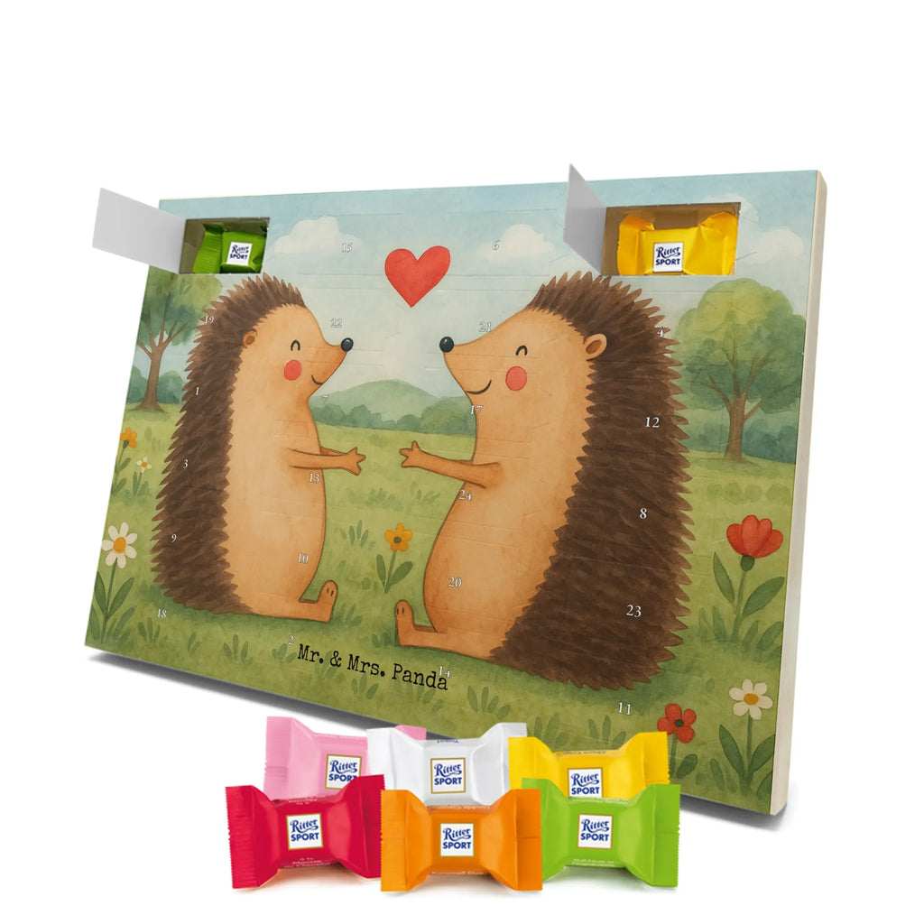 Chocolate advent calendar Hedgehogs in love Design Loving, Two, Together, Marriage, Proposal of marriage, Love gift, gift for her, gift for him, anniversary gift, Wedding, Wedding anniversary, Anniversary, Friend, Married, Girlfriend, Gift, Engaged, In love, Proof of love