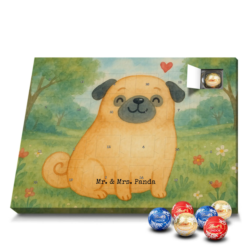 Chocolate advent calendar Pug Design dog breed, mutt, hound, woof, dog mama, love dogs, love for dogs, dog decorative items, bag with dog print, funny gifts for dog owners, what do you give a dog lover, Christmas gifts for dogs, gifts for dogs, dog sayings, dog love, Pug