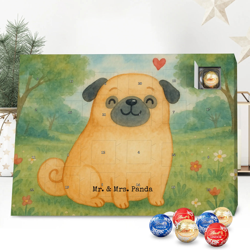 Chocolate advent calendar Pug Design dog breed, mutt, hound, woof, dog mama, love dogs, love for dogs, dog decorative items, bag with dog print, funny gifts for dog owners, what do you give a dog lover, Christmas gifts for dogs, gifts for dogs, dog sayings, dog love, Pug