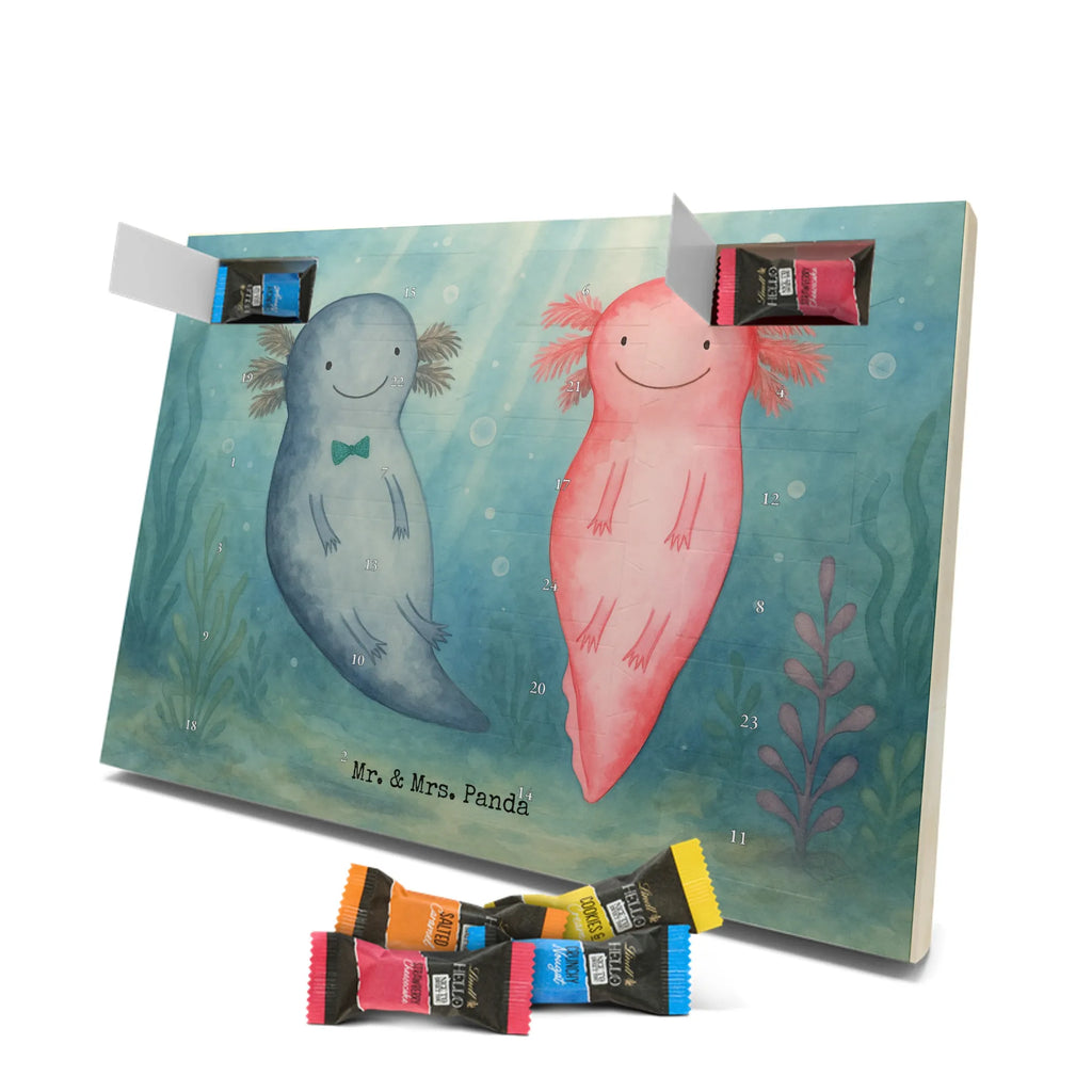 Chocolate advent calendar axolotl Love Design Loving, Two, Together, Marriage, Proposal of marriage, Love gift, gift for her, gift for him, anniversary gift, Valentine&#39;s Day Gift for Women Love Gift Anniversary Wedding Anniversary Party Favor Gift for Girlfriend Gift for Partner Boyfriend Gift Token of Love for Men for Husband