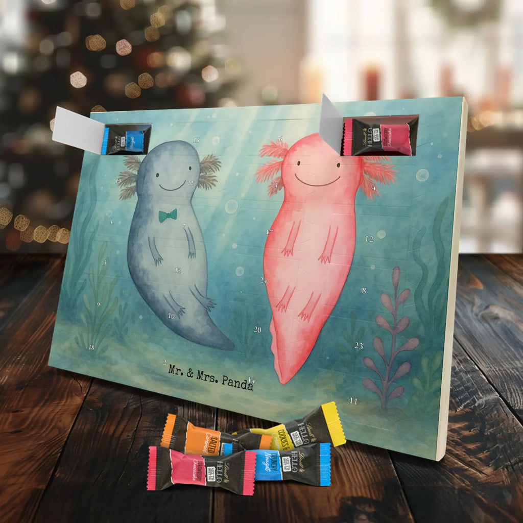 Chocolate advent calendar axolotl Love Design Loving, Two, Together, Marriage, Proposal of marriage, Love gift, gift for her, gift for him, anniversary gift, Valentine&#39;s Day Gift for Women Love Gift Anniversary Wedding Anniversary Party Favor Gift for Girlfriend Gift for Partner Boyfriend Gift Token of Love for Men for Husband