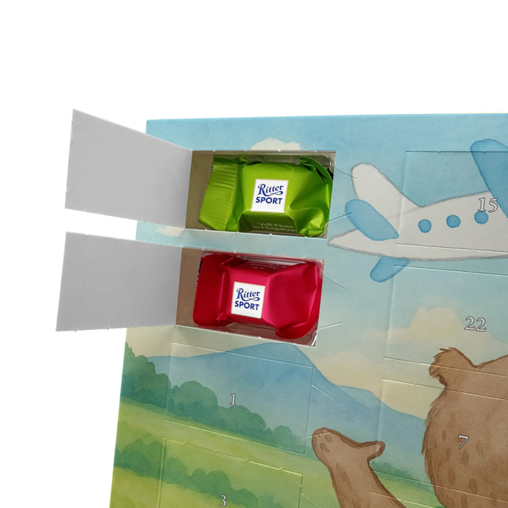 Chocolate advent calendar bear Airplane Design Loving, Two, Together, Marriage, Proposal of marriage, Love gift, gift for her, gift for him, anniversary gift, Valentine&#39;s Day Gift for Women Love Gift Anniversary Wedding Anniversary Party Favor Gift for Girlfriend Gift for Partner Boyfriend Gift Token of Love for Men for Husband