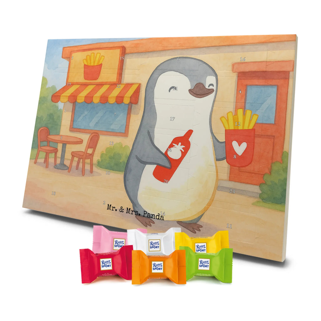 Chocolate advent calendar penguin French fries Design Loving, Two, Together, Marriage, Proposal of marriage, Love gift, gift for her, gift for him, anniversary gift, Valentine&#39;s Day Gift for Women Love Gift Anniversary Wedding Anniversary Party Favor Gift for Girlfriend Gift for Partner Boyfriend Gift Token of Love for Men for Husband