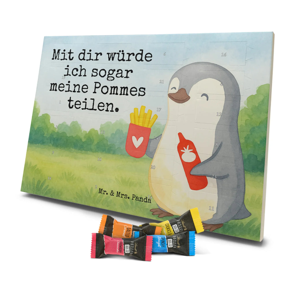 Chocolate advent calendar penguin French fries Design Loving, Two, Together, Marriage, Proposal of marriage, Love gift, gift for her, gift for him, anniversary gift, Valentine&#39;s Day Gift for Women Love Gift Anniversary Wedding Anniversary Party Favor Gift for Girlfriend Gift for Partner Boyfriend Gift Token of Love for Men for Husband