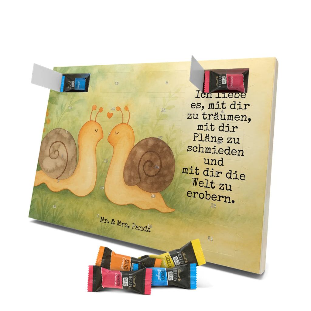 Chocolate advent calendar Snails in love Design Loving, Two, Together, Marriage, Proposal of marriage, Love gift, gift for her, gift for him, anniversary gift