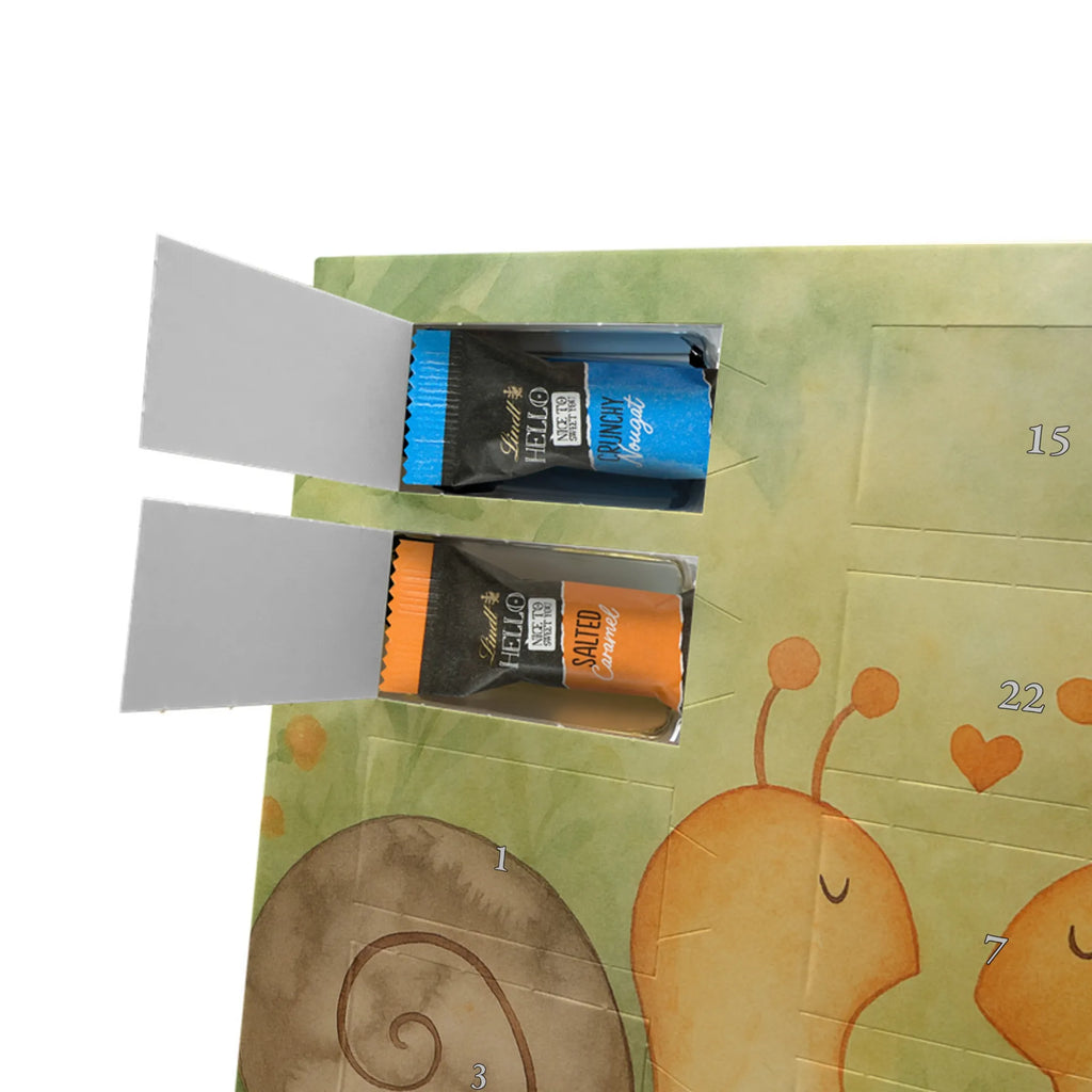 Chocolate advent calendar Snails in love Design Loving, Two, Together, Marriage, Proposal of marriage, Love gift, gift for her, gift for him, anniversary gift