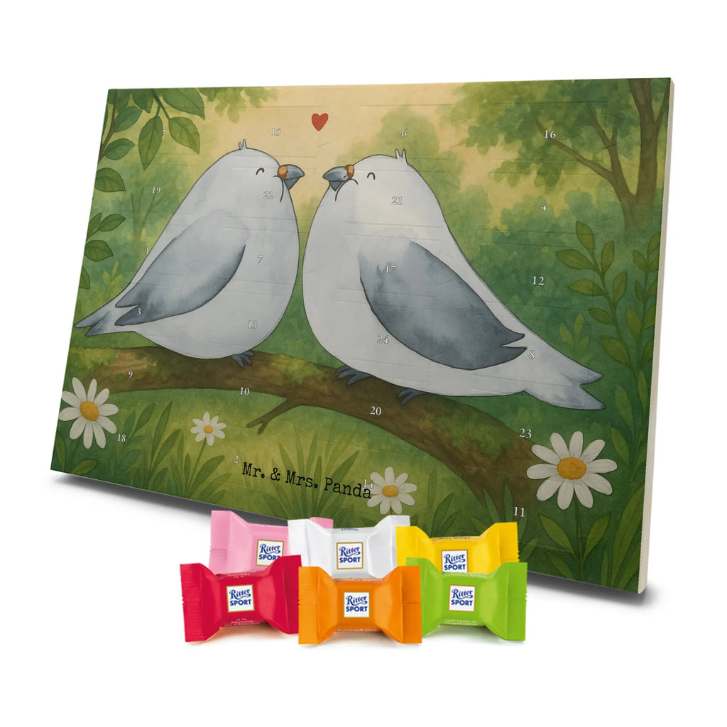 Chocolate advent calendar Turtledoves in love Design Loving, Two, Together, Marriage, Proposal of marriage, Love gift, gift for her, gift for him, anniversary gift, Turtle doves, Gift Friend, Married, Gift Wedding, Doves, Gift Girlfriend, In love, Wedding anniversary, Engaged, Anniversary, Girlfriend, Turtledove, Proof of love, Friend