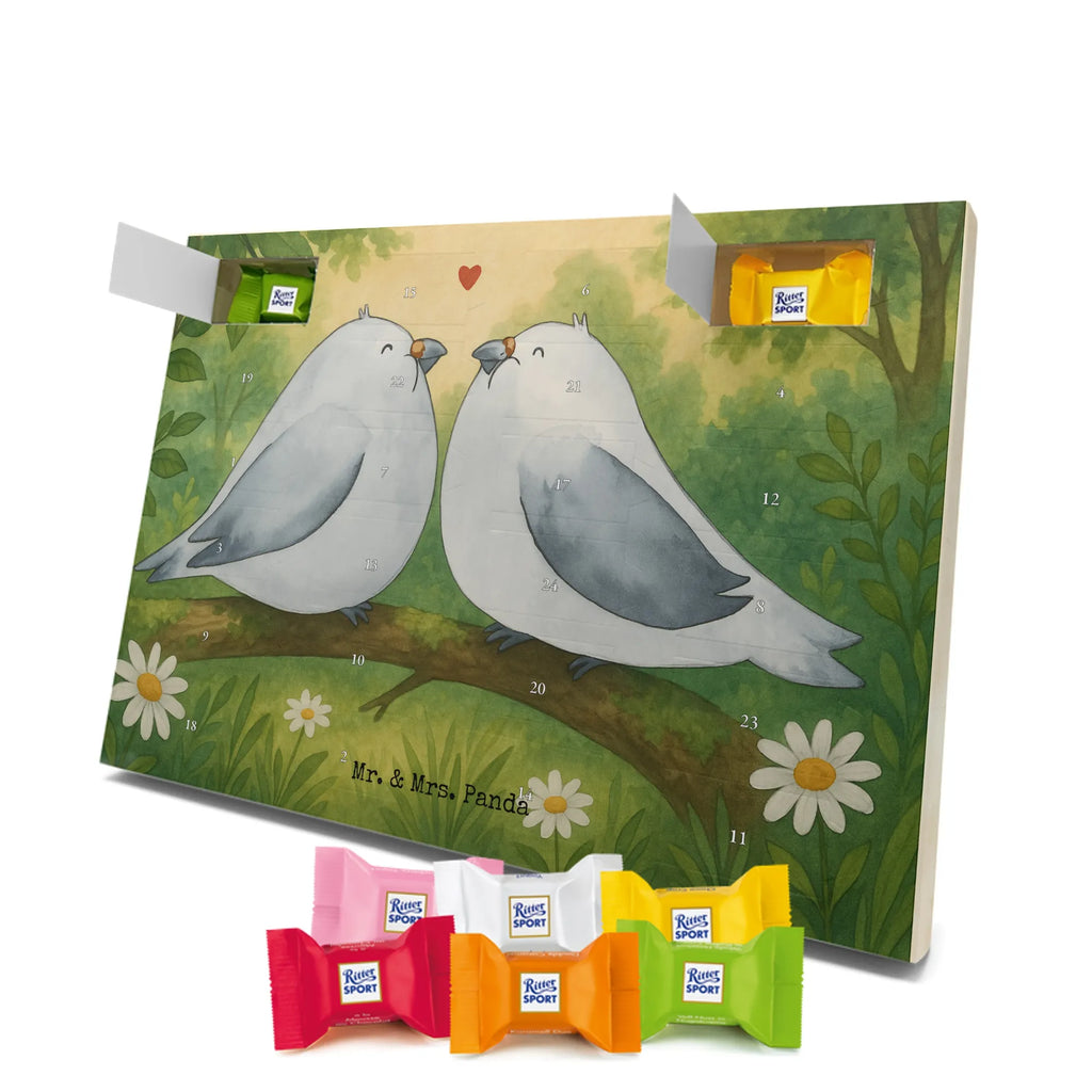 Chocolate advent calendar Turtledoves in love Design Loving, Two, Together, Marriage, Proposal of marriage, Love gift, gift for her, gift for him, anniversary gift, Turtle doves, Gift Friend, Married, Gift Wedding, Doves, Gift Girlfriend, In love, Wedding anniversary, Engaged, Anniversary, Girlfriend, Turtledove, Proof of love, Friend