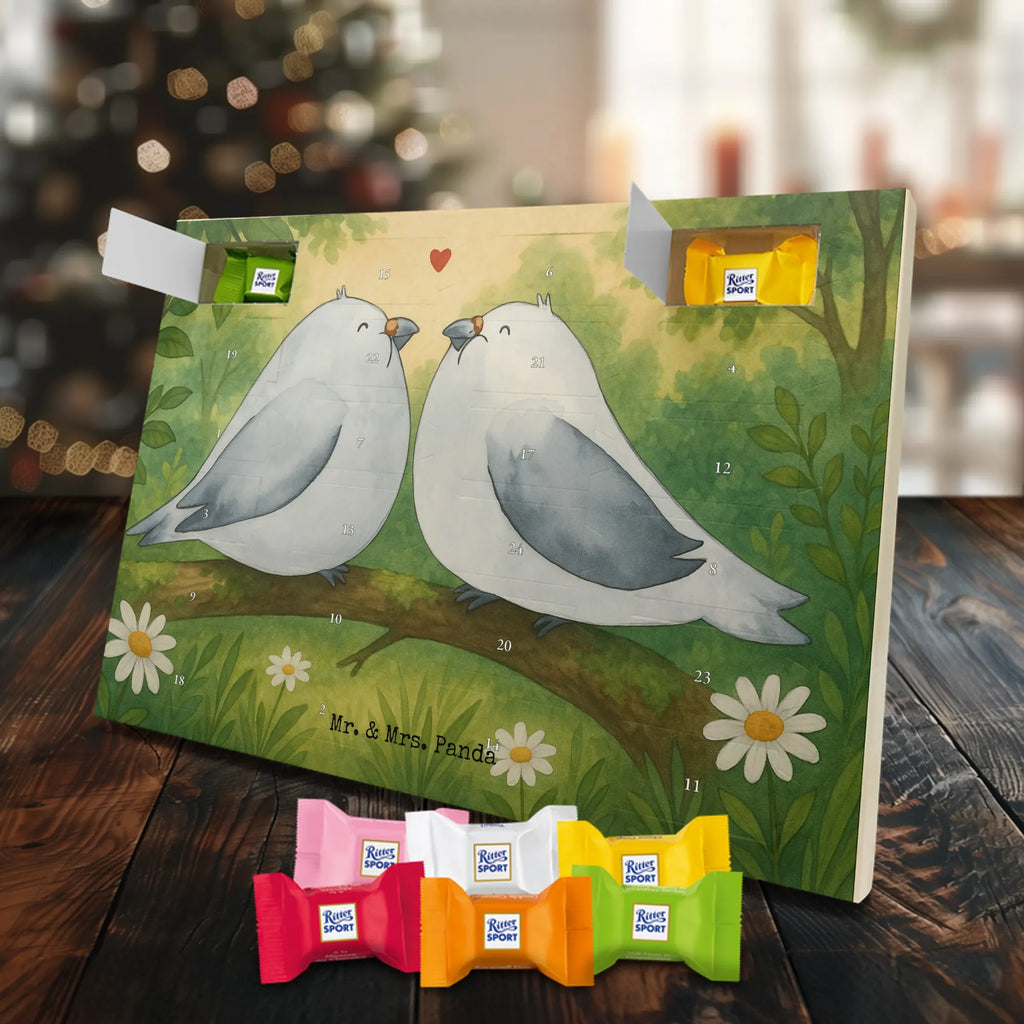 Chocolate advent calendar Turtledoves in love Design Loving, Two, Together, Marriage, Proposal of marriage, Love gift, gift for her, gift for him, anniversary gift, Turtle doves, Gift Friend, Married, Gift Wedding, Doves, Gift Girlfriend, In love, Wedding anniversary, Engaged, Anniversary, Girlfriend, Turtledove, Proof of love, Friend