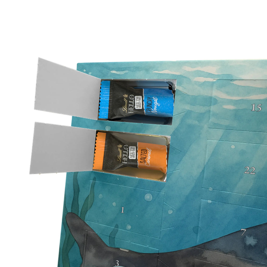 Chocolate advent calendar Orca Design gift ideas, vacation, Seafood, aquatic animals, ocean, shells, corals, reef, whale, narwhal, sea urchin, lobster, platypus, manatee, crocodile, shrimp, gifts for seafood lovers, water world, underwater animals, underwater world, deep sea, seafood fans, seafood decoration, seafood posters, killer whale, self-love, work, new start, opportunities