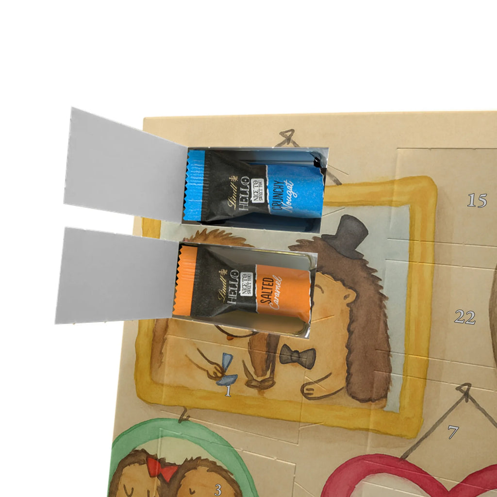 Chocolate advent calendar Hedgehog family Design Father's Day, Mother's Day, hedgehogs, mum, pictures, solidarity