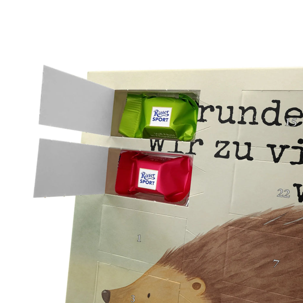 Chocolate advent calendar Hedgehog hearts Design card, gift ideas, gifts, small animals, cute, cute animal motives, hand drawn, funny sayings, good mood, special gifts, animal lover, hearts, trust, kiss, heart