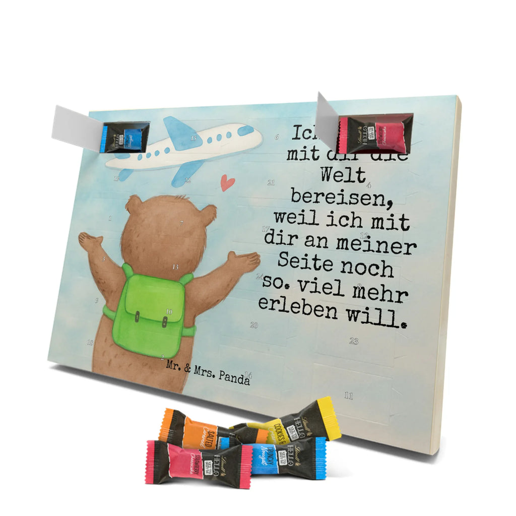 Chocolate advent calendar bear Airplane Design Loving, Two, Together, Marriage, Proposal of marriage, Love gift, gift for her, gift for him, anniversary gift, Valentine&#39;s Day Gift for Women Love Gift Anniversary Wedding Anniversary Party Favor Gift for Girlfriend Gift for Partner Boyfriend Gift Token of Love for Men for Husband