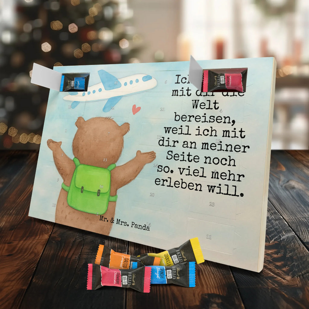 Chocolate advent calendar bear Airplane Design Loving, Two, Together, Marriage, Proposal of marriage, Love gift, gift for her, gift for him, anniversary gift, Valentine&#39;s Day Gift for Women Love Gift Anniversary Wedding Anniversary Party Favor Gift for Girlfriend Gift for Partner Boyfriend Gift Token of Love for Men for Husband