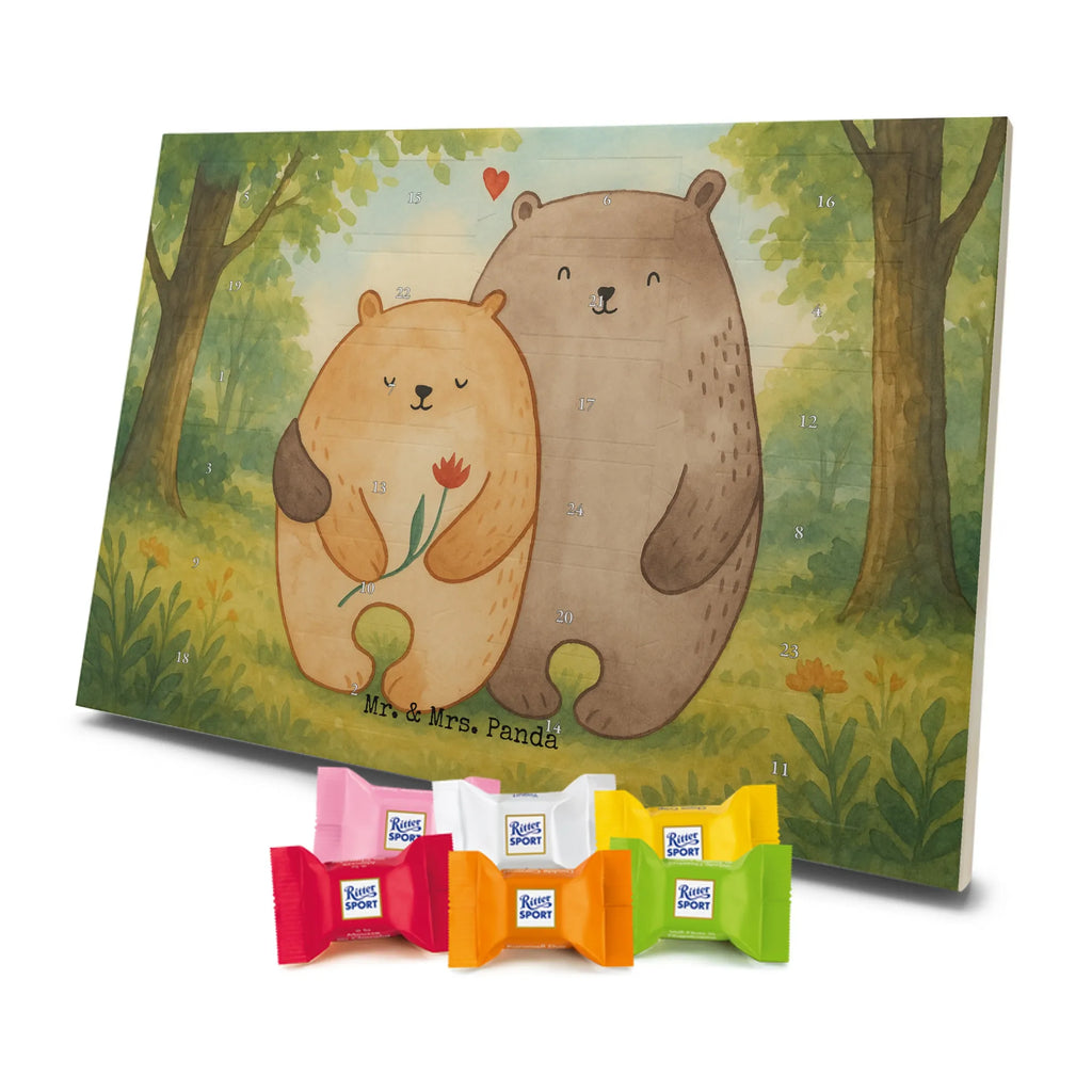 Chocolate advent calendar Bears in love Design Loving, Two, Together, Marriage, Proposal of marriage, Love gift, gift for her, gift for him, anniversary gift, Girlfriend, Engaged, Boyfriend, Gift Wedding, Gift Friend, Anniversary, In love, Wedding anniversary, Married, Gift Girlfriend, Bears, Proof of love