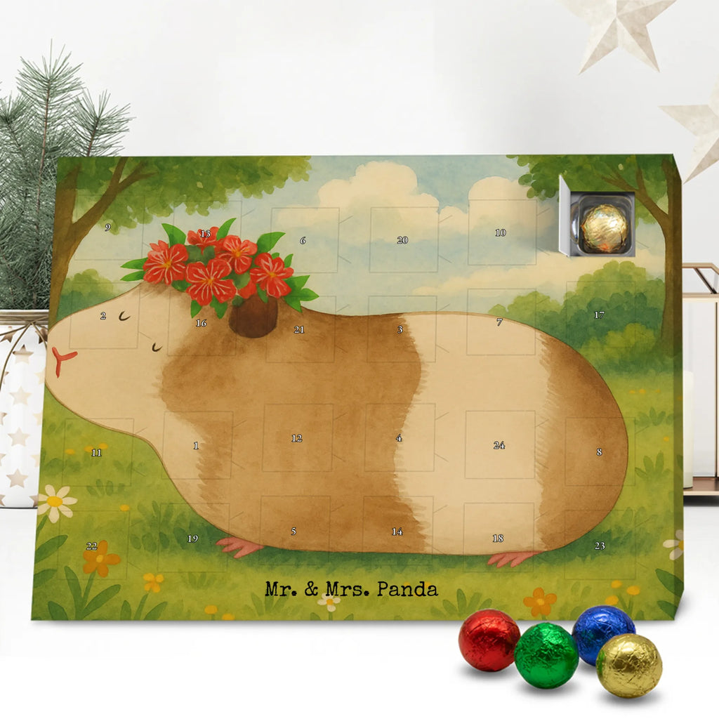 Chocolate advent calendar Guinea pig wisdom Design card, gift ideas, gifts, small animals, cute, cute animal motives, hand drawn, funny sayings, good mood, special gifts, animal lover, wonderland, saying, wisdom, reality, flower child, guinea pig, wonder