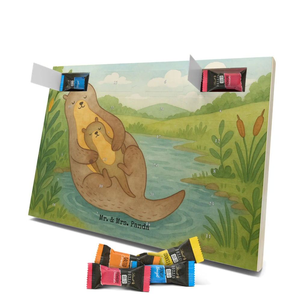 Chocolate advent calendar otter child Design animal lover, marten, sea otter, European otter, water mammal, aquatic animal, baby otter, predator, water, otter gifts, gift ideas for animal lovers, animal, mammal, water animal, gifts for people in love, Otter Sea Otter Lake Otter