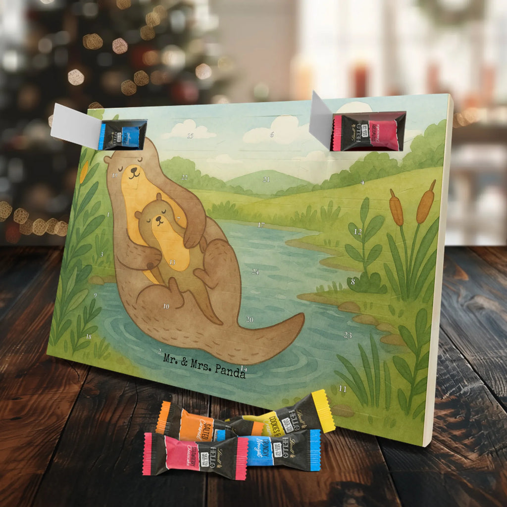 Chocolate advent calendar otter child Design animal lover, marten, sea otter, European otter, water mammal, aquatic animal, baby otter, predator, water, otter gifts, gift ideas for animal lovers, animal, mammal, water animal, gifts for people in love, Otter Sea Otter Lake Otter