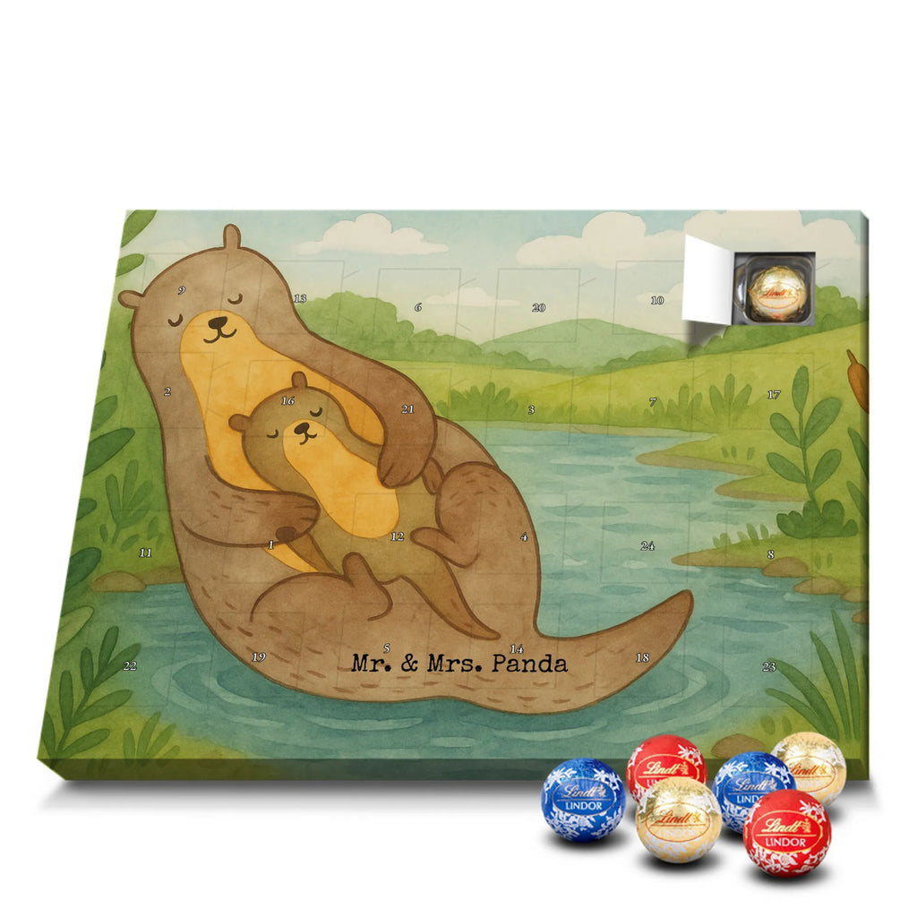 Chocolate advent calendar otter child Design animal lover, marten, sea otter, European otter, water mammal, aquatic animal, baby otter, predator, water, otter gifts, gift ideas for animal lovers, animal, mammal, water animal, gifts for people in love, Otter Sea Otter Lake Otter