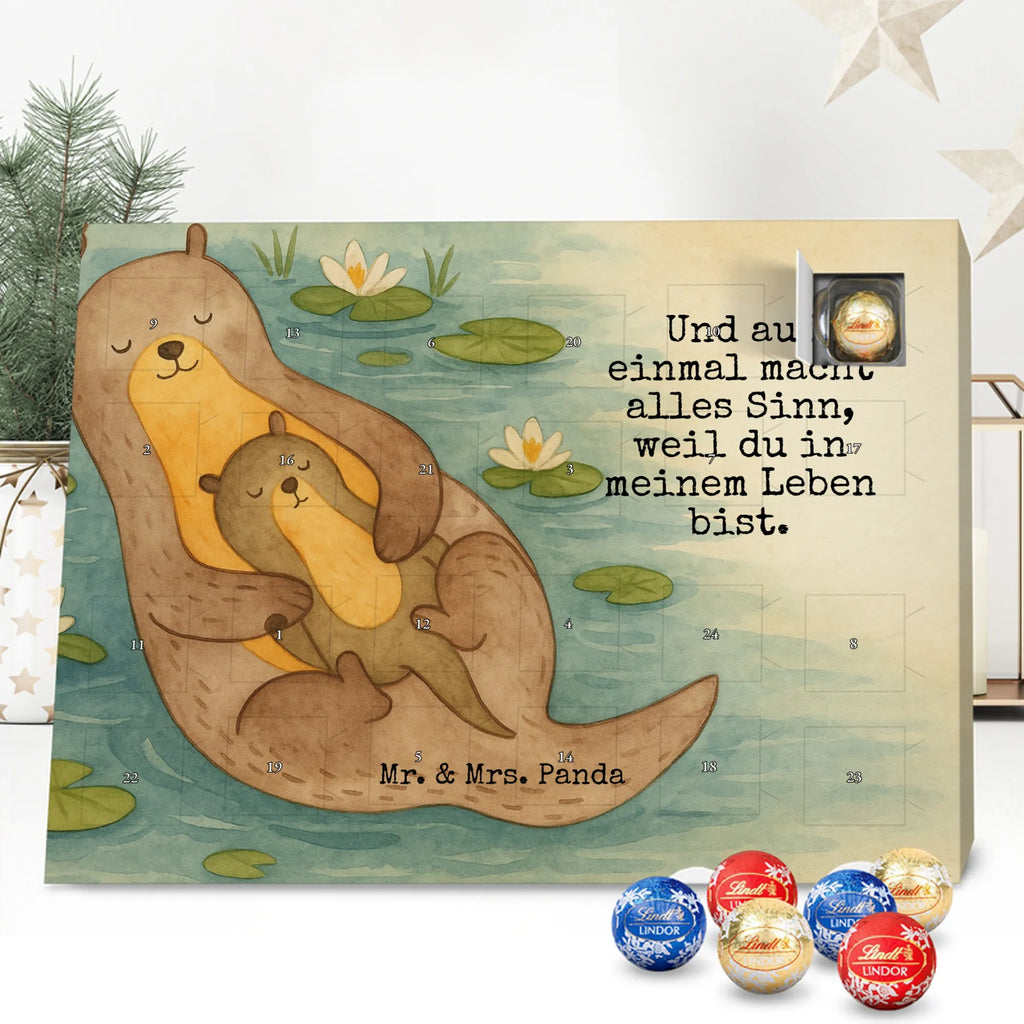 Chocolate advent calendar otter child Design animal lover, marten, sea otter, European otter, water mammal, aquatic animal, baby otter, predator, water, otter gifts, gift ideas for animal lovers, animal, mammal, water animal, gifts for people in love, Otter Sea Otter Lake Otter