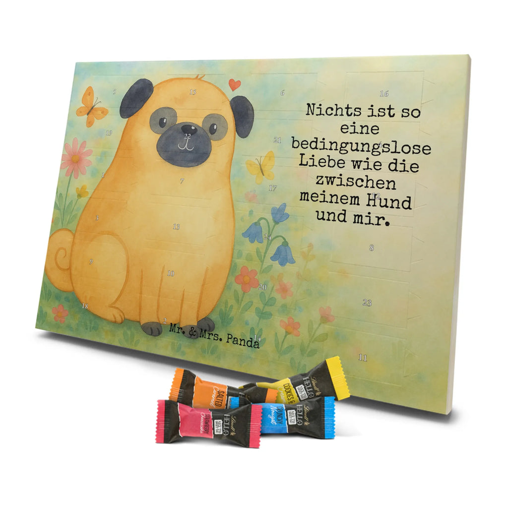Chocolate advent calendar Pug Design dog breed, mutt, hound, woof, dog mama, love dogs, love for dogs, dog decorative items, bag with dog print, funny gifts for dog owners, what do you give a dog lover, Christmas gifts for dogs, gifts for dogs, dog sayings, dog love, Pug