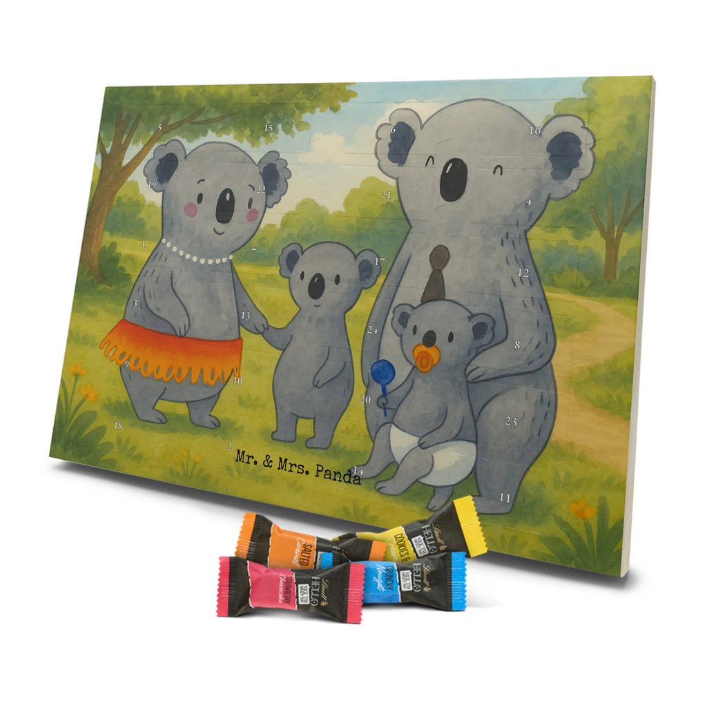 Chocolate advent calendar Koala Family Design Father's Day, Mother's Day, siblings, family life, children