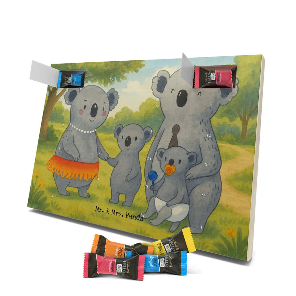 Chocolate advent calendar Koala Family Design Father's Day, Mother's Day, siblings, family life, children